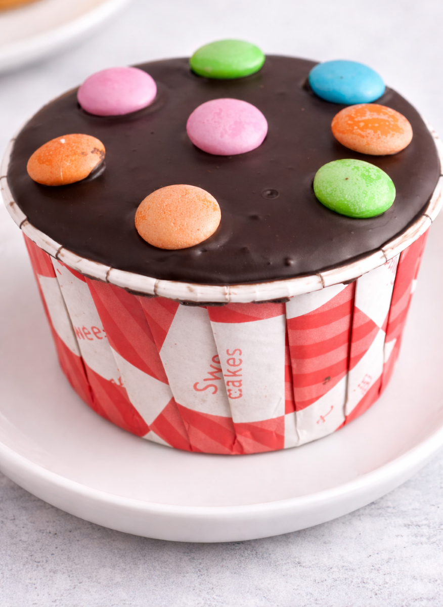 Cupcake with creamy frosting